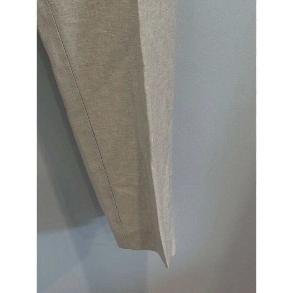 Cubavera Mens Linen Blend Summer Pants Light Tan Size 40 x 30